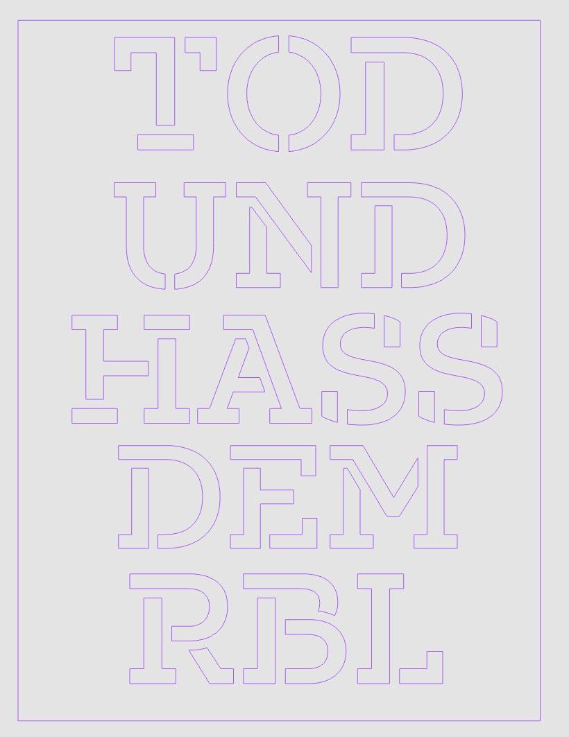 TOD UND HASS DEM/DER