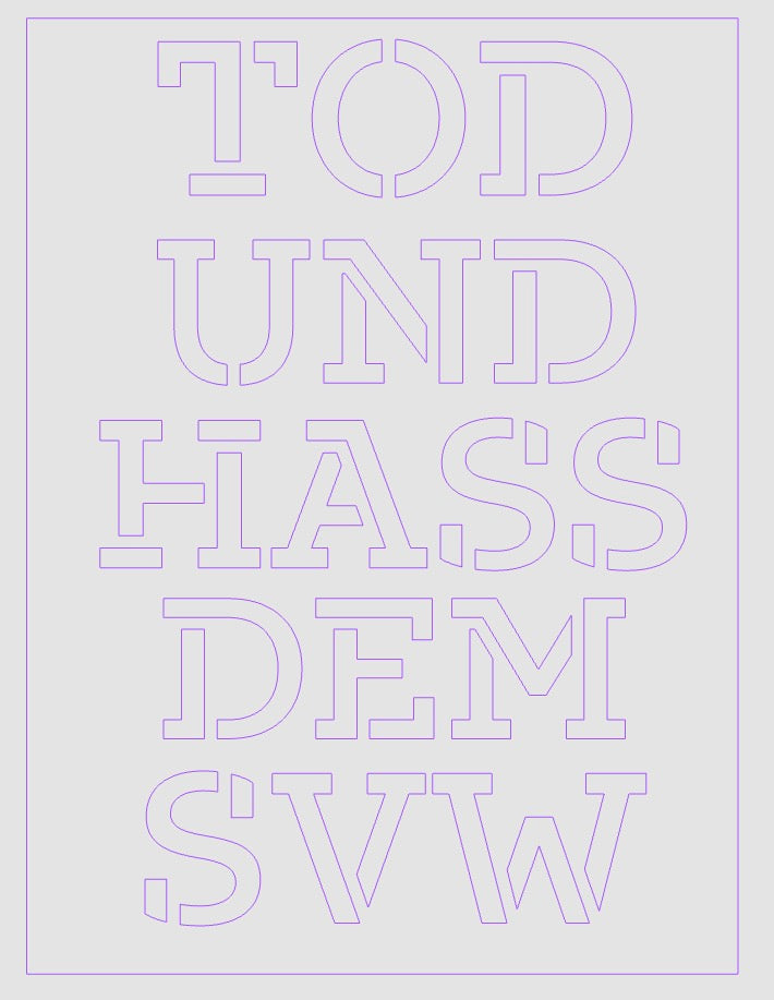 TOD UND HASS DEM/DER