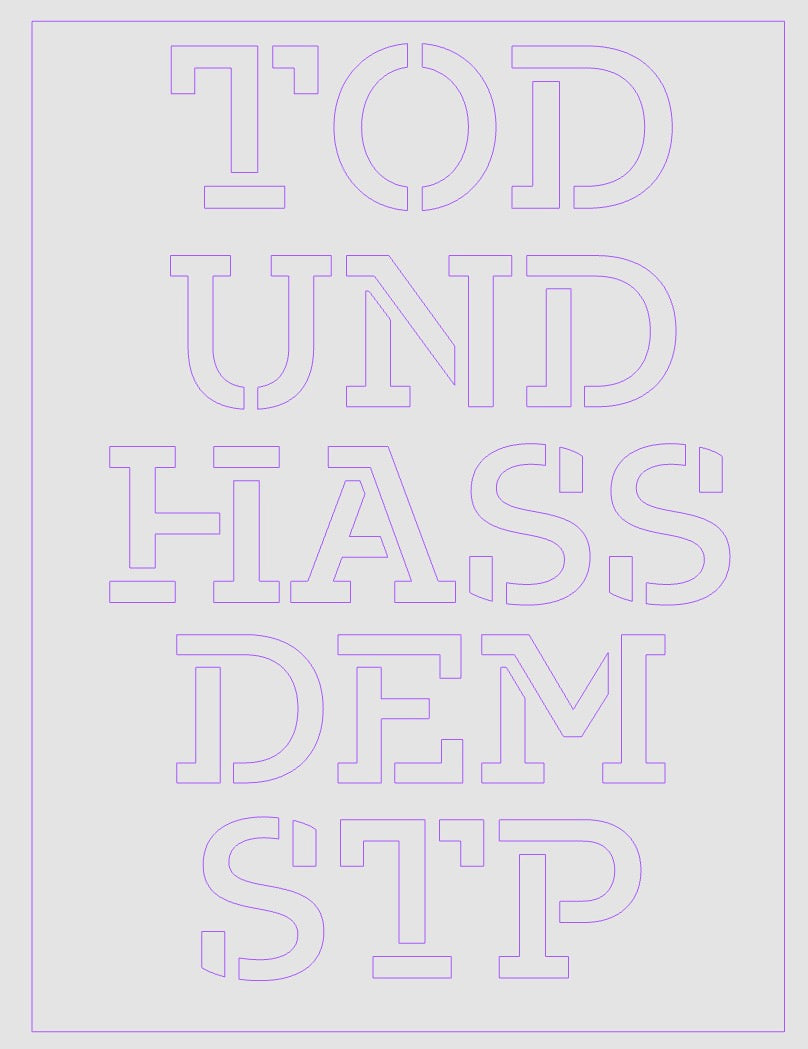 TOD UND HASS DEM/DER